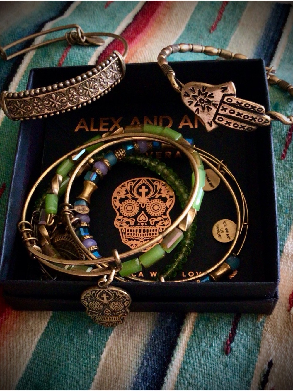 Alex & Ani Bangle stack!
